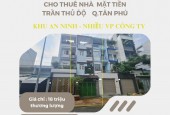 Cho thuê nhà mặt tiền Trần Thủ Độ 80m2, 2Lầu+ST, 18Triệu